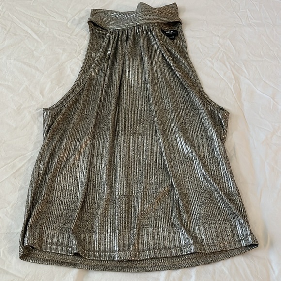 Anthropology MAEVE Metallic Halter Top HOLIDAY PERFECTION size XL - Picture 5 of 7